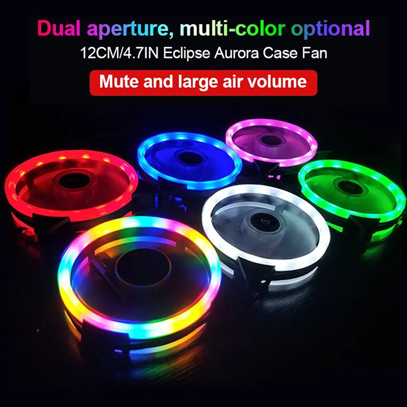 Argb Case Fan - 12 см Aurora с двусторонней подсветкой,