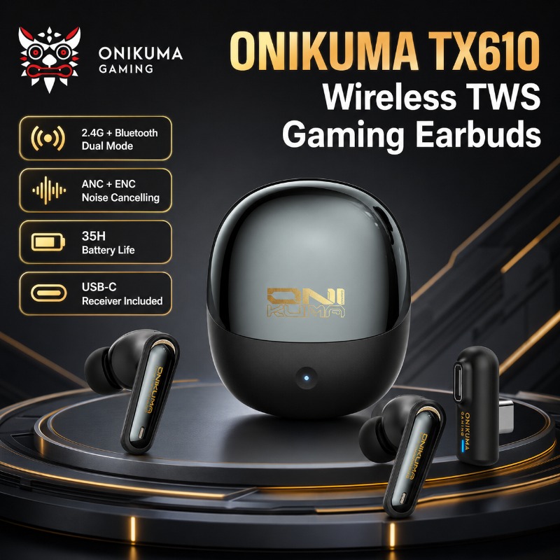 Pc Gaming Gigabyte - Беспроводные игровые наушники ONIKUMA TX610 с