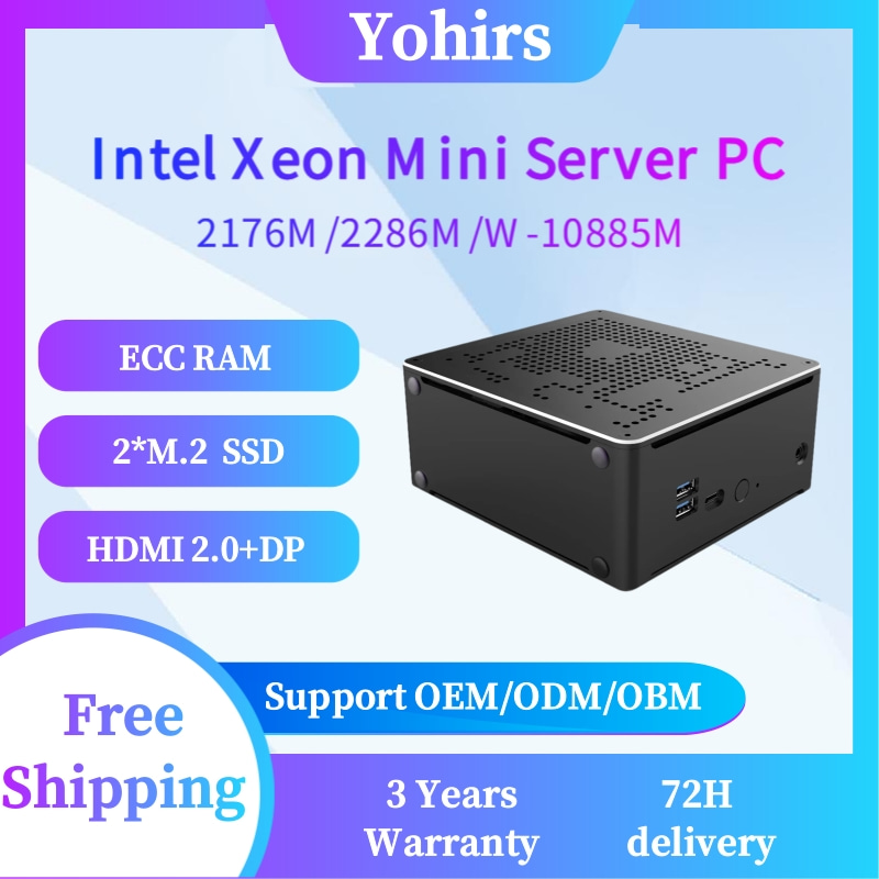 Pc Gaming Cpu - Мини-ПК Yohirs Intel Xeon W-10885M E3-1545M