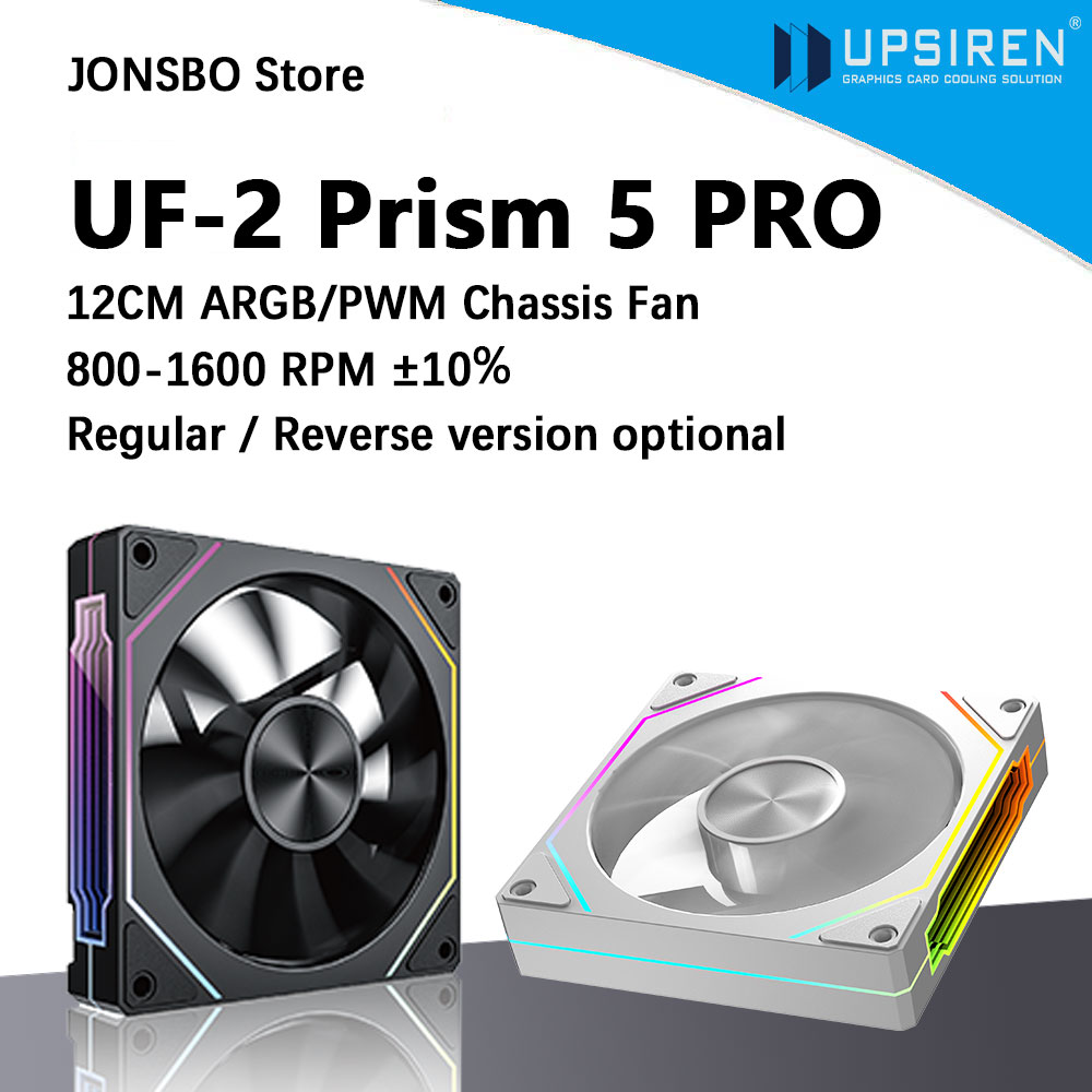 UPSIREN UF-2 PRISM 5 PRO 12 СМ – обзор и цена Argb Case Fan