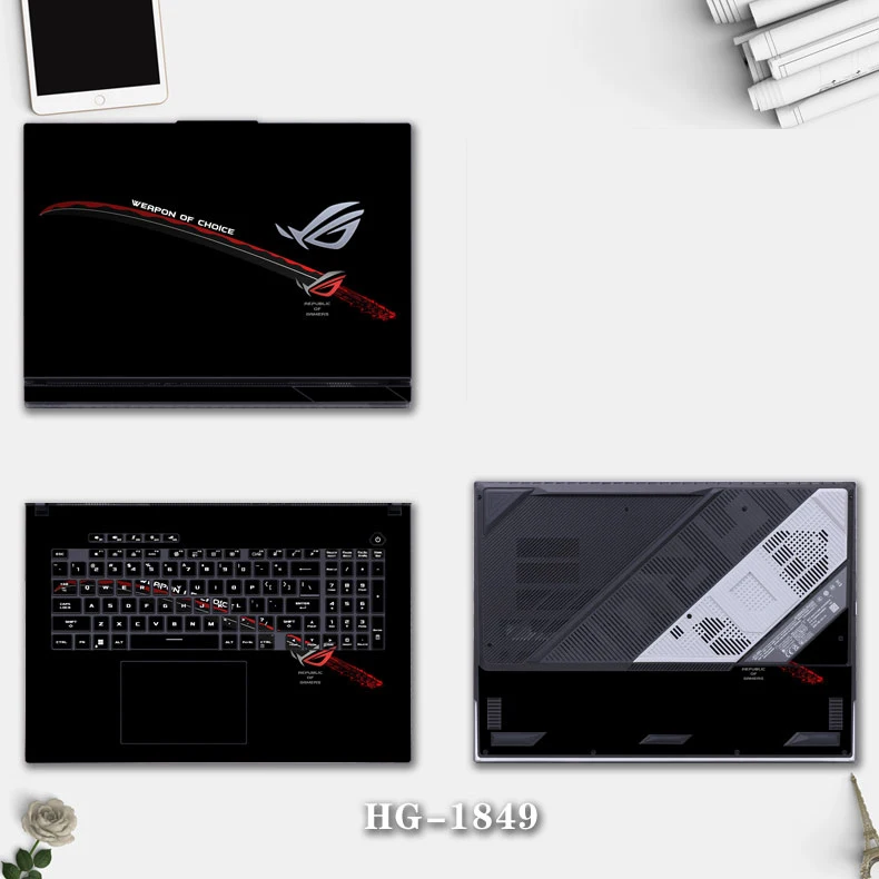 Модные окрашенные наклейки для – обзор и цена Pc Gaming Rog