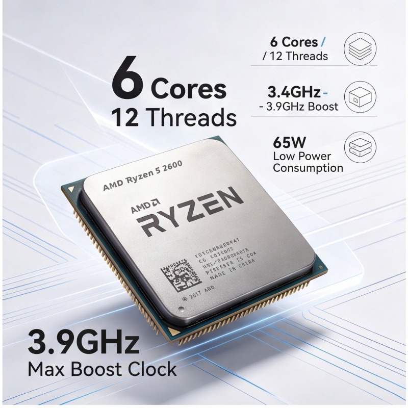 AMD Ryzen 5 2600 R5 2600 3.4 Г – обзор и цена Pc Gaming Cpu