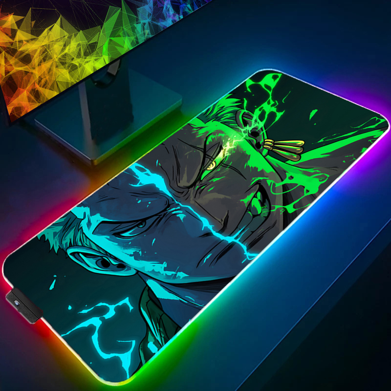 ONE PIECE Zoro коврик для мыши – обзор и цена Rgb Mousepad