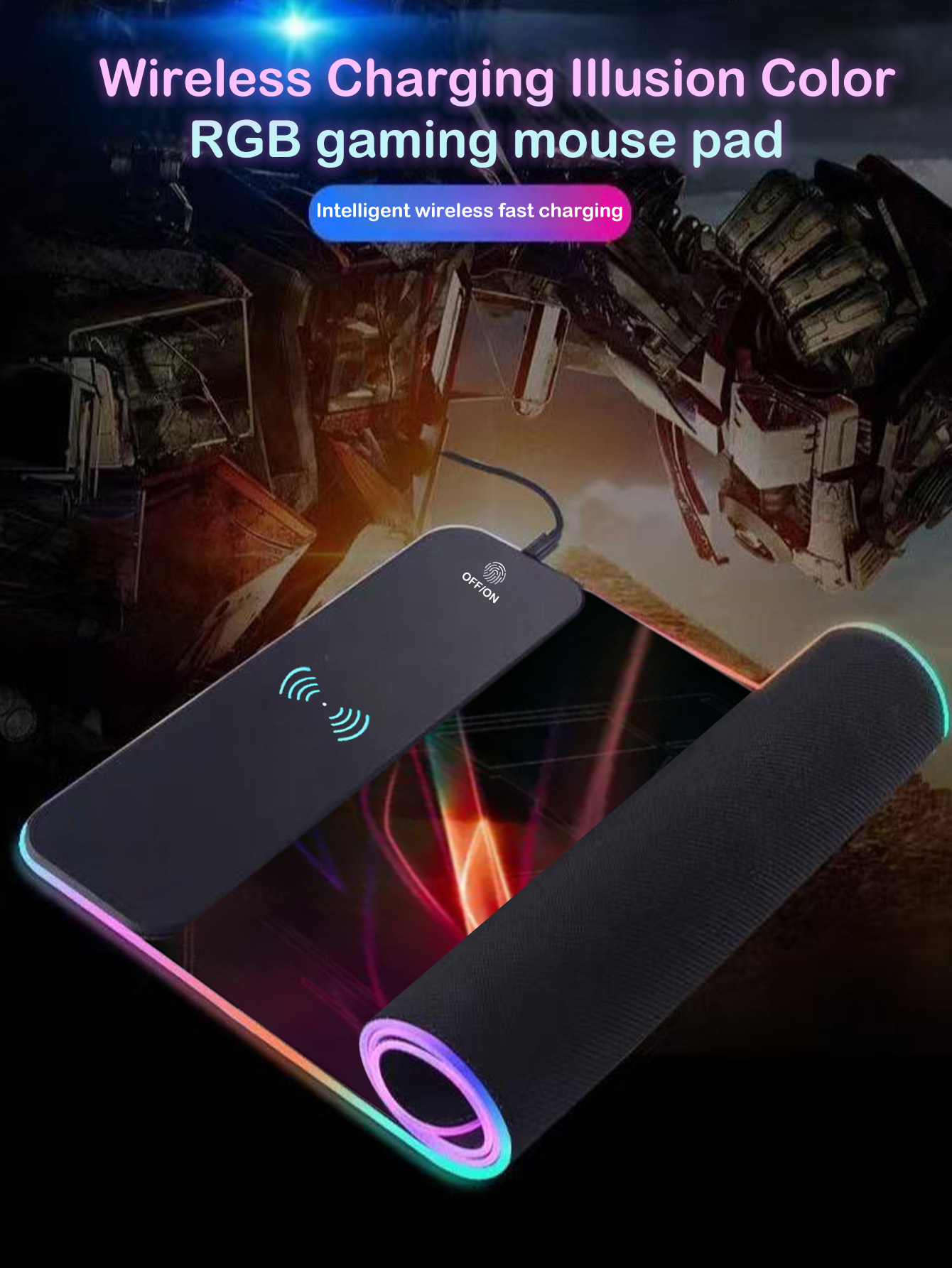 Многофункциональный коврик для – обзор и цена Rgb Mousepad