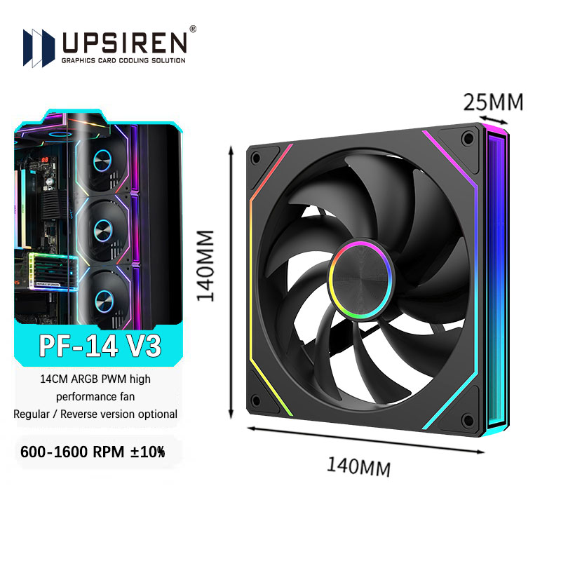 Вентилятор для корпуса UPSIREN – обзор и цена Argb Case Fan