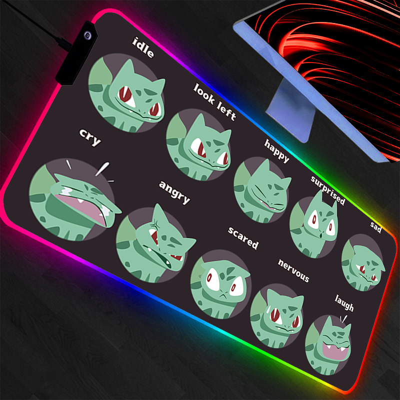 Коврик для мыши Pokemon Pikach – обзор и цена Rgb Mousepad