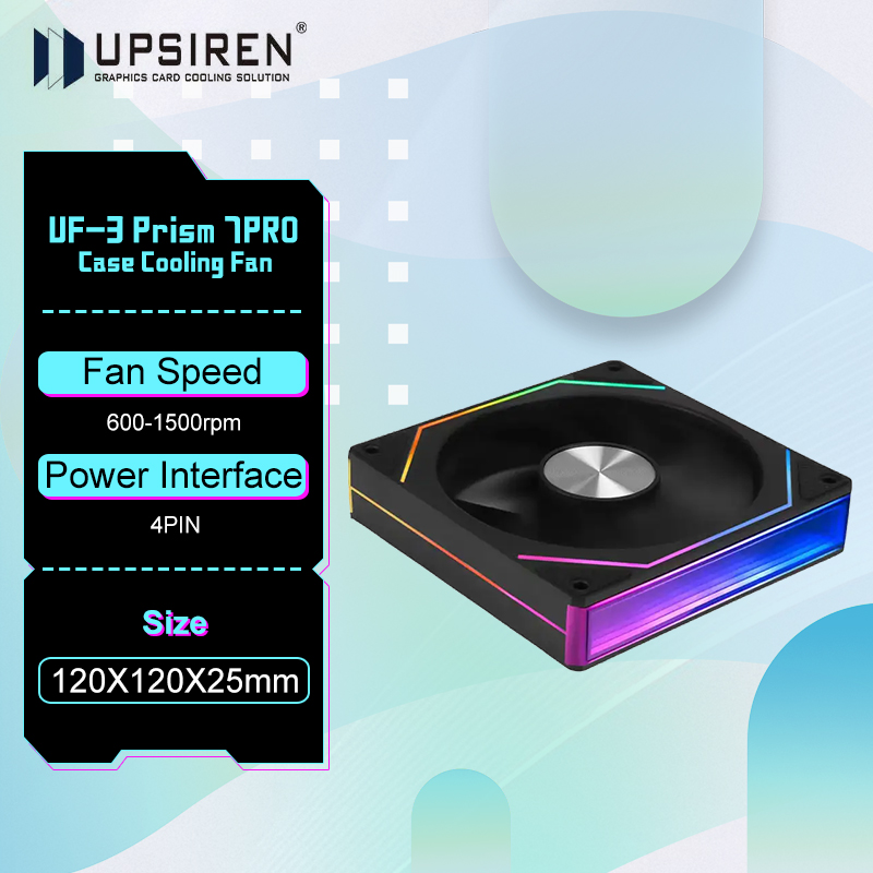 UPSIREN UF-3 Prism 7Pro, 120 м – обзор и цена Argb Case Fan