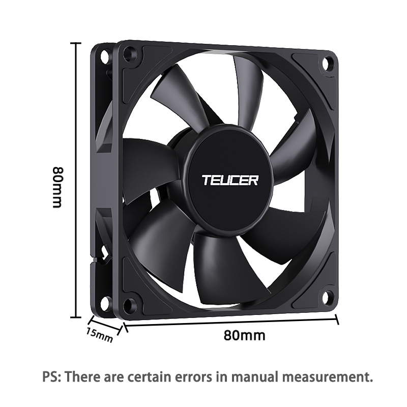 Teucer UT-8015 8 см вентилятор – обзор и цена Argb Case Fan